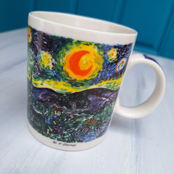 Vintage Mug Van Gogh Starry Night Artist Gifts Famous Impressionist Painting Art - Picture 17 of 17